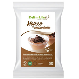 Mousse de Chocolate Deli For Life 100gr Libre de Gluten