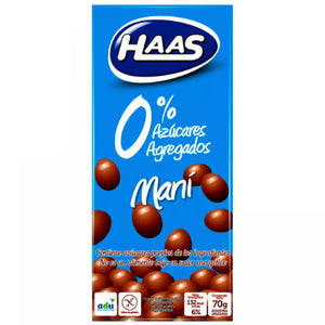 Maní con Chocolate Haas 0% 70g
