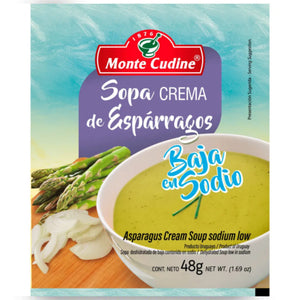 Sopa Crema Monte Cudine de Espárragos Baja en Sodio 48g