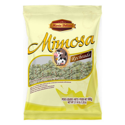 Caramelos Rellenos Mimosa Crema de Leche Condensada 7g Bolsa 600g