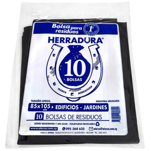 Bolsa de Residuos Herradura Jardinera 85x105cm x10 unidades