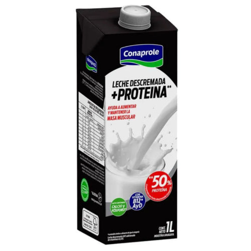 Leche Larga Vida Descremada +Proteína Conaprole 1lt