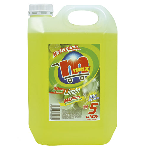 Detergente M Max Limón 5lts