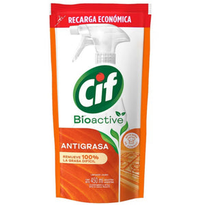 Cif Antigrasa Bioactive Recarga Económica Doypack 450ml
