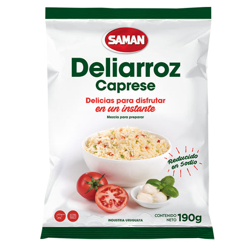 Arroz Saman Deliarroz Caprese 190g