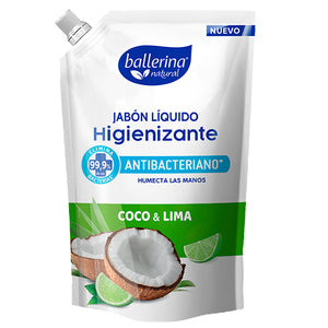 Jabón Liquido para Manos Ballerina Coco y Limon 750ml