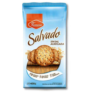 Galleta de Salvado Sin Sal Famosa 400g