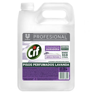 Limpiador Cif Profesional Para Piso Lavanda 5lts