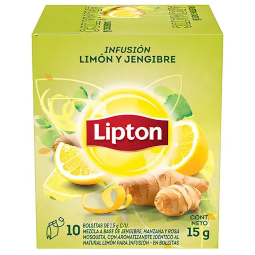 Te Lipton Limón y Jengibre x10 Sobres