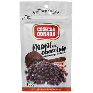 Funda x12 Maní con Chocolate Cosecha Dorada Doypack 100g