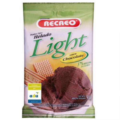 Polvo para Helado Recreo Chocolate Light 100g