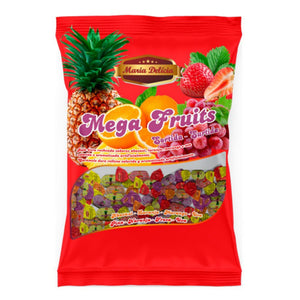 Caramelos Relleno Mega Fruta Surtido 7g Bolsa 600g