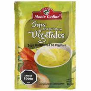 Sopa Monte Cudine Individual de Vegetales 16.5g