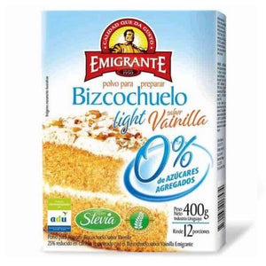 Bizcochuelo Emigrante Vainilla Light 0% 400g