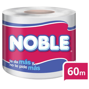 Papel Higiénico Noble Hoja Simple 60mts x1 Rollo