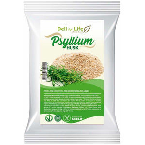 Psyllium Husk 99% Premium Deli for Life 1kg Libre de Gluten