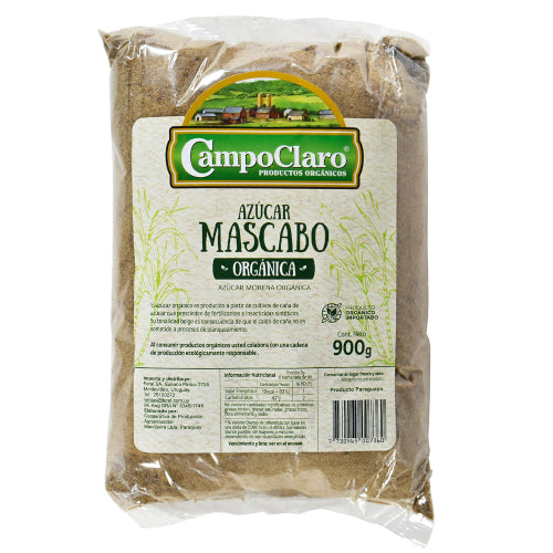 Azúcar Mascabo Orgánica Campo Claro 900gr