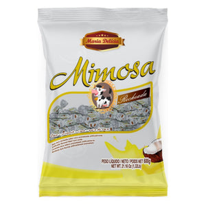 Caramelos Rellenos Mimosa Crema Leche de Coco 7g Bolsa 600g