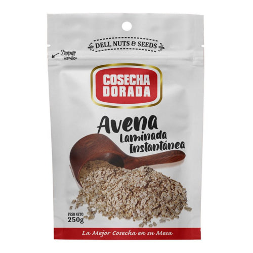 Funda x18 Avena Laminada Cosecha Dorada Doypack 250g