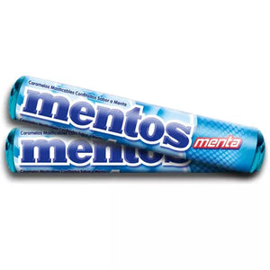 Caramelos Masticable Mentos Menta 29.5g x12 unidades