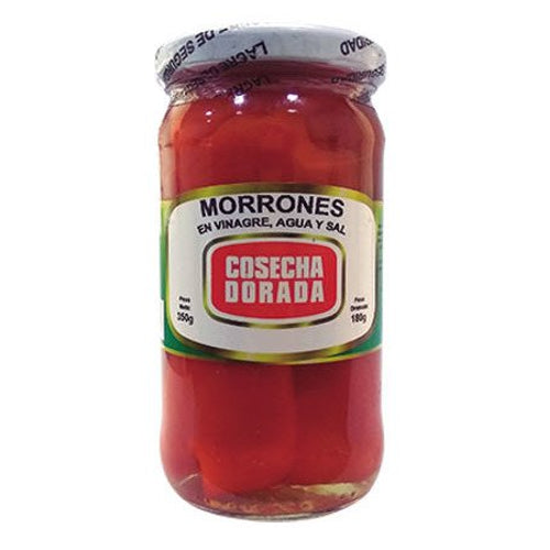 Morrones en Vinagre Cosecha Dorada 350g