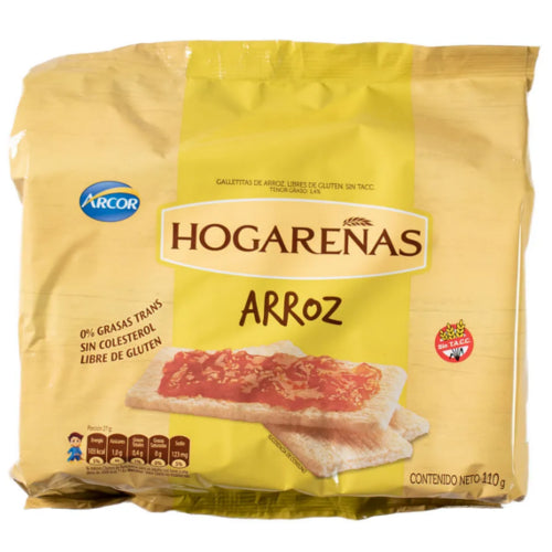Tostadas de Arroz Clasicas Hogareñas Arcor 110g