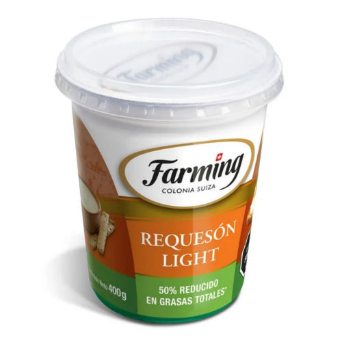 Queso Untable Farming Requeson Light 400g