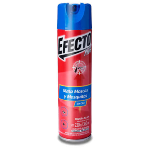 Insecticida en Aerosol Efecto Moscas y Mosquitos Plus 360ml