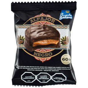 Alfajor Punta Ballena Negro 60g x12 unidades