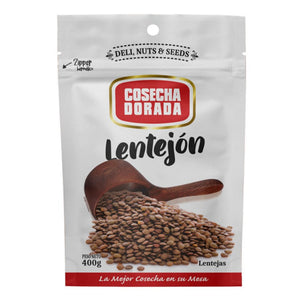 Funda x18 Lentejon Cosecha Dorada Doypack 400g