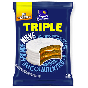 Alfajor Triple Punta Ballena Nieve 48g x12 unidades