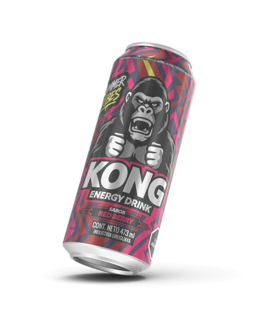 Energizante Kong Sabor Red Berry Lata 473ml funda x6