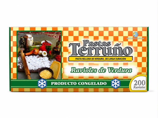 200 Ravioles de Verdura Congelados  Terruñeo