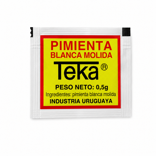 Pimienta Blanca Teka 0.5g x400 Sobres