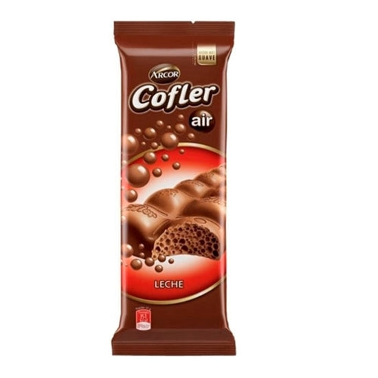 Tableta Chocolate con Leche Cofler Air 55gr