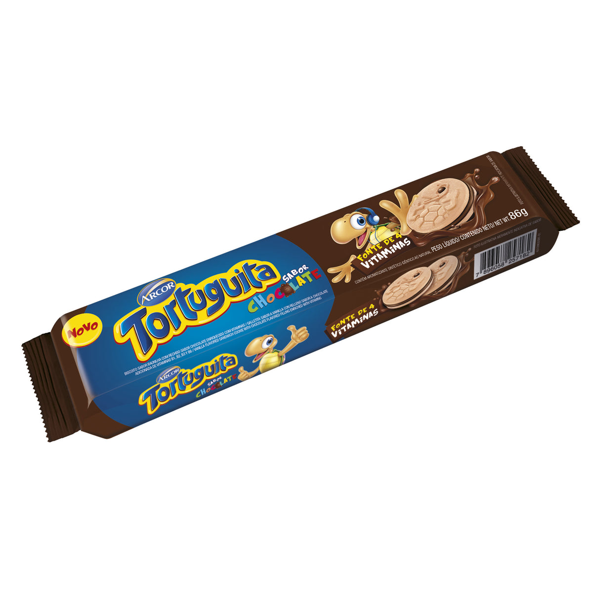 Galletitas Tortuguita Flow Rellenas Chocolate Arcor 86gr