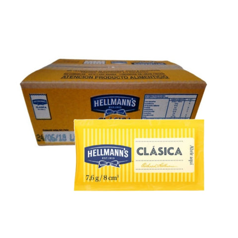 Mayonesa Hellmanns 7.6g Caja x196 Sachet