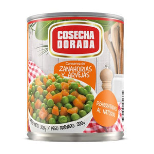 Zanahoria y Arvejas Cosecha Dorada 300g