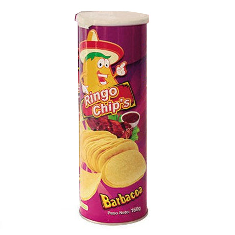 Caja x12 Papas Chips en Tubo Barbacoa Ringo Chips 120g – ReponGo
