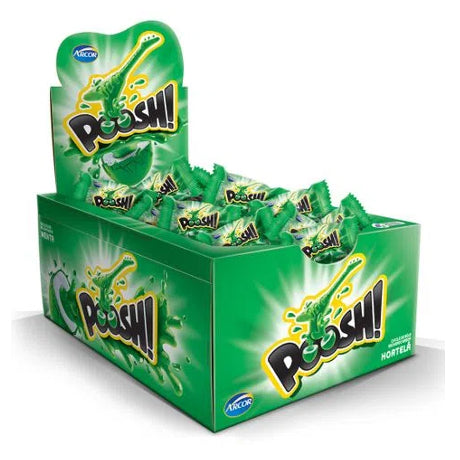 Chicle Poosh Menta Hortela 200gr x18 unidades