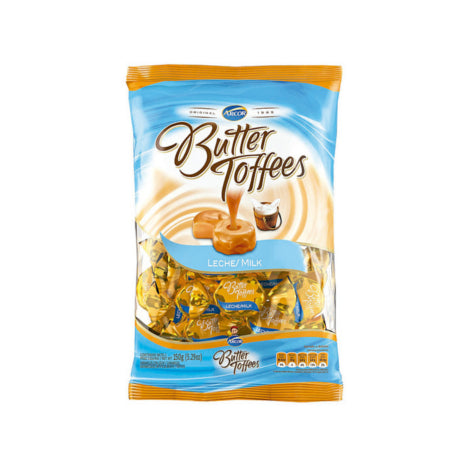 Caramelos Butter Toffees Leche 140g x36unidades