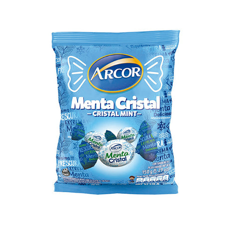 Caramelos de Menta Cristal Arcor 150gr