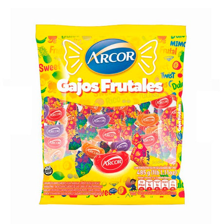 Caramelos Gajitos Frutales Arcor 485gr