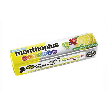 Caramelos MenthoPlus Vit Limón x12 unidades