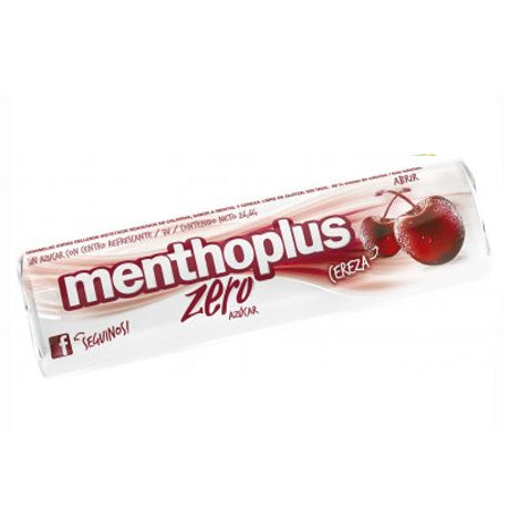 Caramelos MenthoPlus Zero Cherry x12unidades
