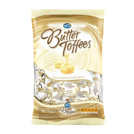 Caramelos Butter Toffees Chocolate Blanco 822gr