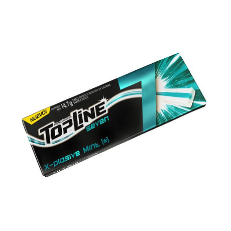 Chicle Topline 7 Menta Caja 14.7gr x16 unidades