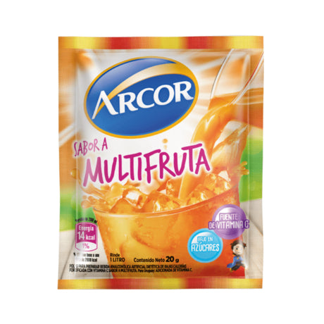 Jugo en Polvo Arcor Multifruta 18g x18 unidades