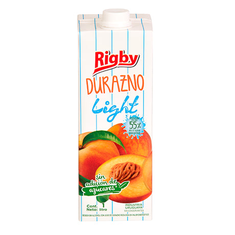 Jugo de Durazno Light en Tetra 1lt Rigby