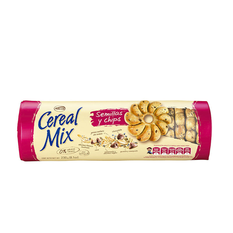 Galletitas Cereal Mix Semola con Chips 207gr